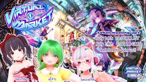Let's go to Vket! Feel free to join and streamǃ